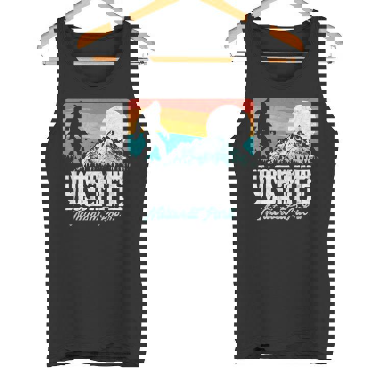 ヴィンテージ ヨセミテ国立公園 ビッグフット 山脈 グラフィック タンクトップ