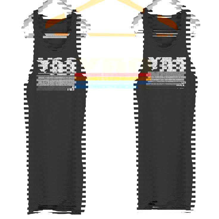 ヴィンテージ レトロ 70年代80年代スタイル バン・アルスティーンの故郷、テキサス州 タンクトップ