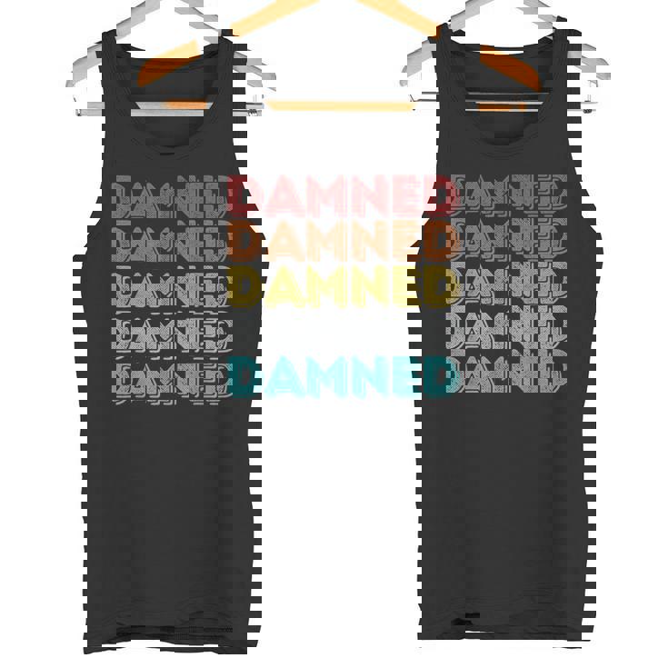 ヴィンテージ レトロ ダムド タンクトップ