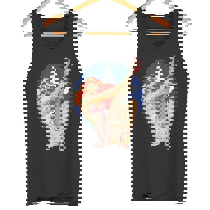 ヴィンテージ 愛国心ピンナップガール タンクトップ