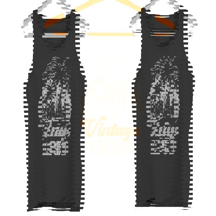 ヴィンテージ1950 パームツリー 75歳の誕生日 タンクトップ