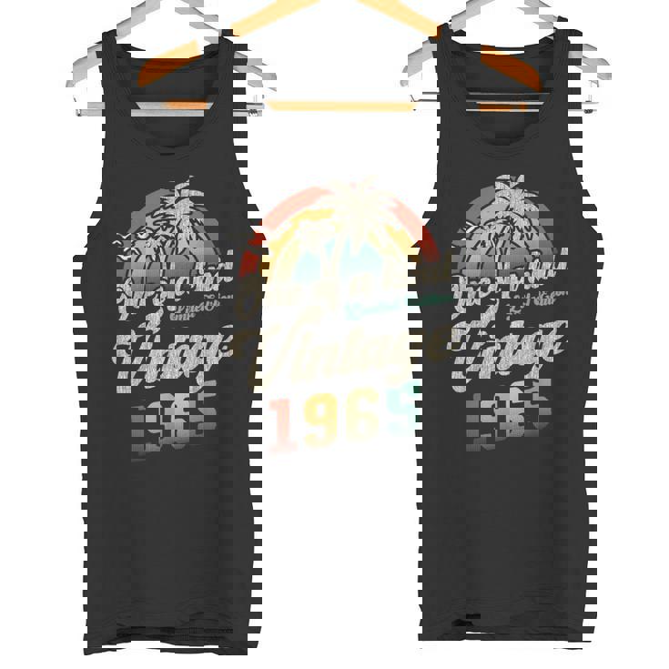 ヴィンテージ1965バースデー60年パームツリー タンクトップ