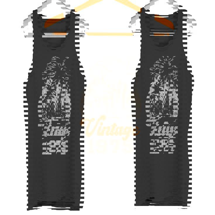 ヴィンテージ1975 パームツリー 50歳の誕生日 タンクトップ