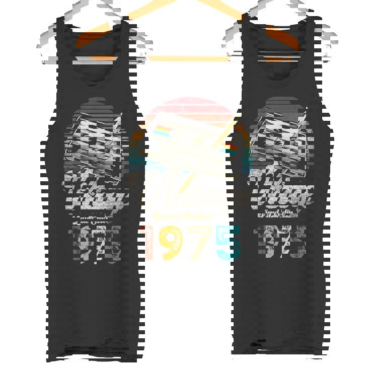 ヴィンテージ1975バースデー50年カセットペンシル タンクトップ