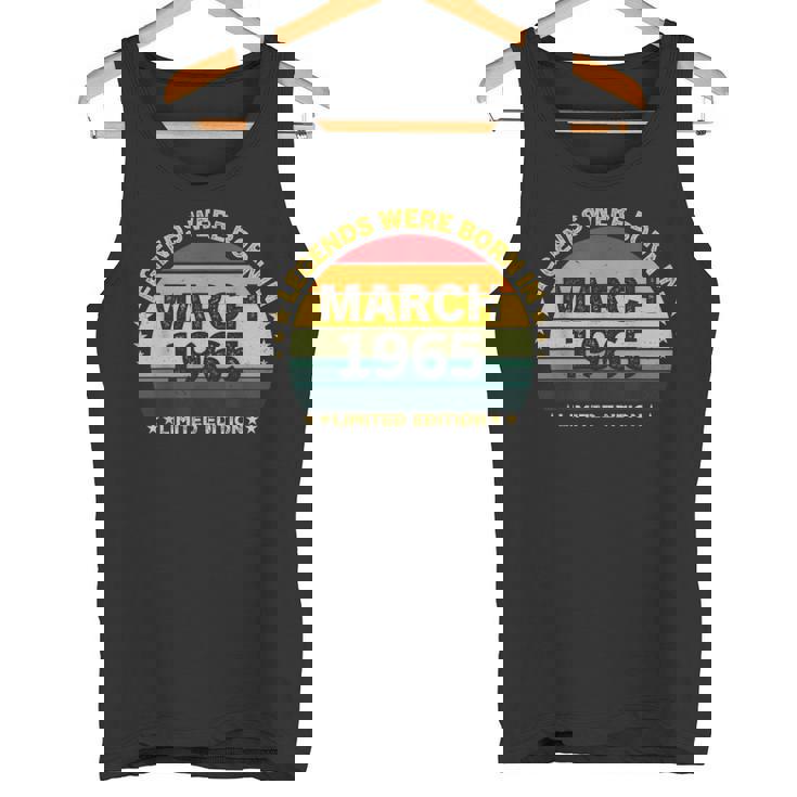 ヴィンテージ60歳の誕生日レジェンドは1965年3月に誕生しました。 タンクトップ