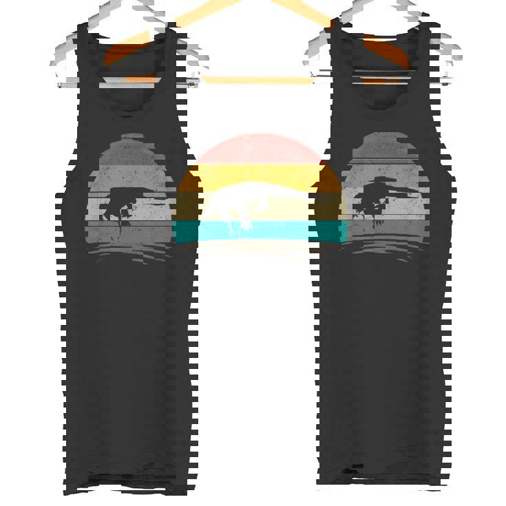 ヴィンテージコモドドラゴン レトロアンティーク調コモドドラゴン タンクトップ