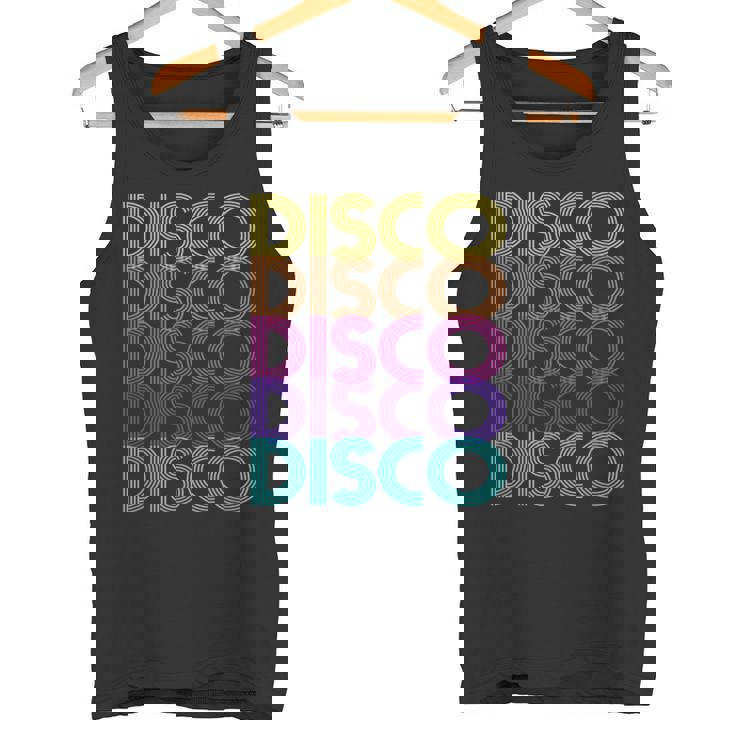 ヴィンテージスタイル ダンシング レトロ ディスコ タンクトップ