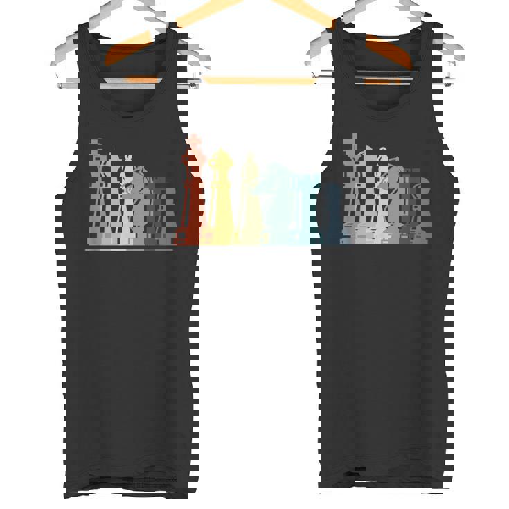 ヴィンテージチェスtシャツ レトロチェスデザイン チェスピース タンクトップ
