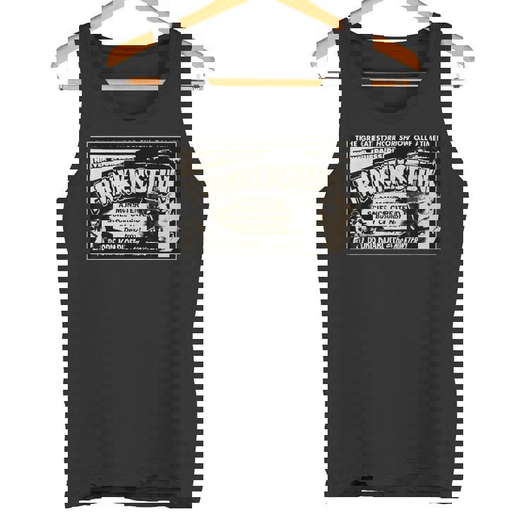 ヴィンテージホラー映画モンスター ハロウィン フランケンシュタインモンスター タンクトップ