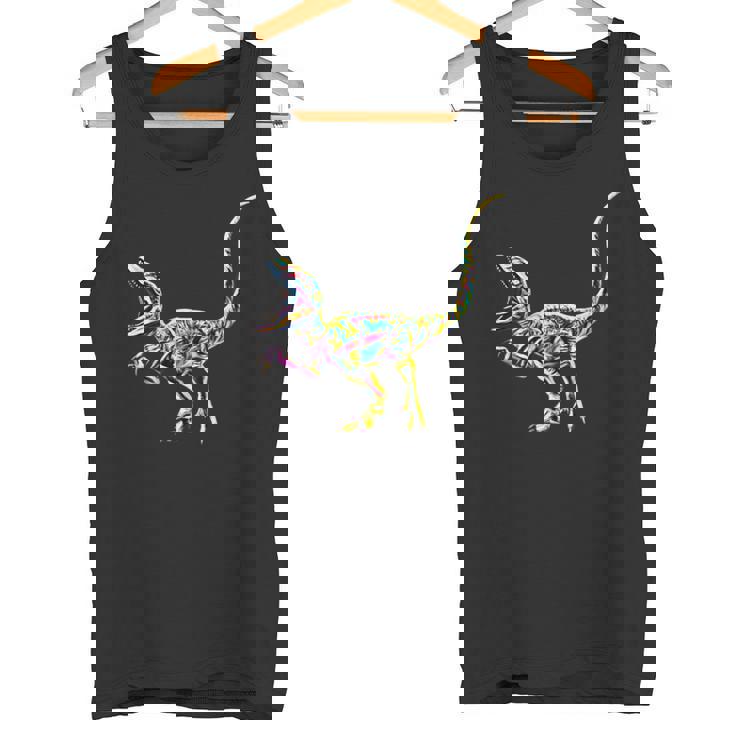 ヴェロキラプトル 肉食恐竜 恐竜 ディノサワ タンクトップ