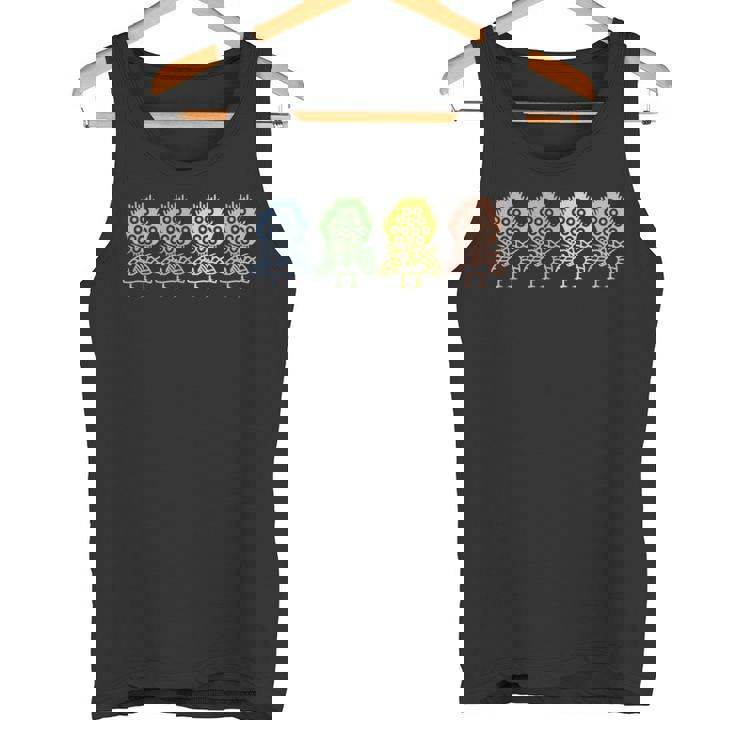 一索 麻雀 牌 おもしろ グッズ 服 面白いtシャツ 文字入り 面白い 文字 ネタ メンズ レトロ ビンテージ タンクトップ