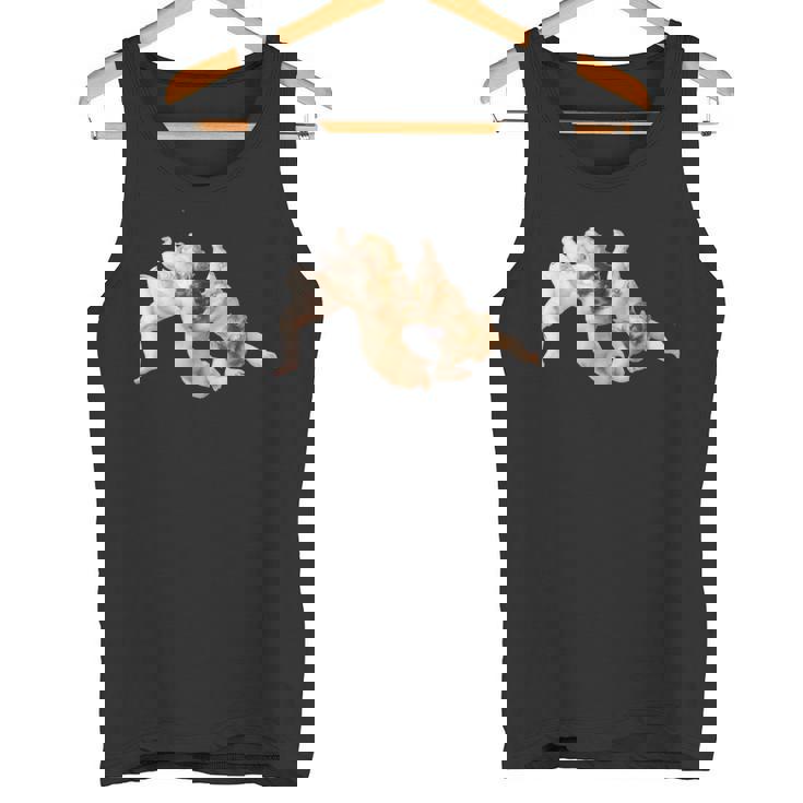 三つの天使 モチーフ、かわいいエンジェル、絵画アート タンクトップ