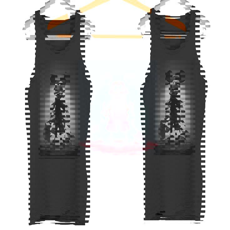 中世の武器 ミッキー怖いホラー タンクトップ