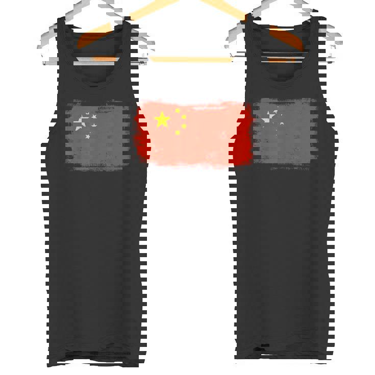 中国中国の国旗 タンクトップ