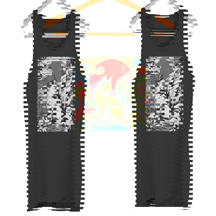 九尾狐 きつね タンクトップ