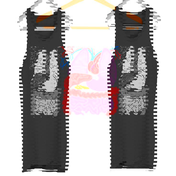 人体の解剖学 タンクトップ