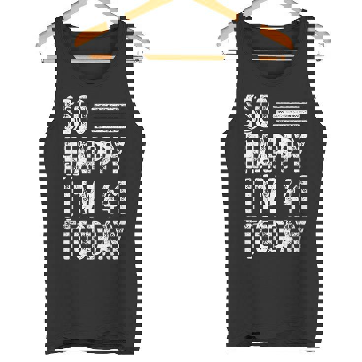 今日で41歳、おめでとう。 タンクトップ