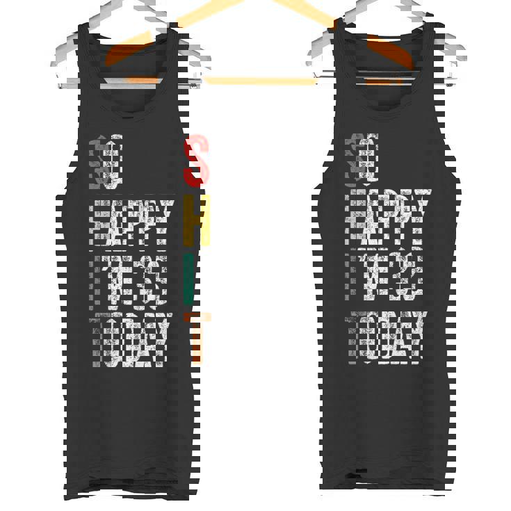 今日は33歳だおもしろい33歳の誕生日 タンクトップ