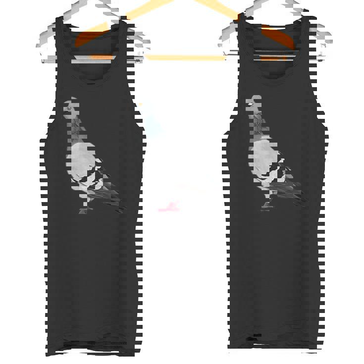 伝書鳩 鳥 動物 図 バードウォッチング 贈り物 鳥類学者 タンクトップ