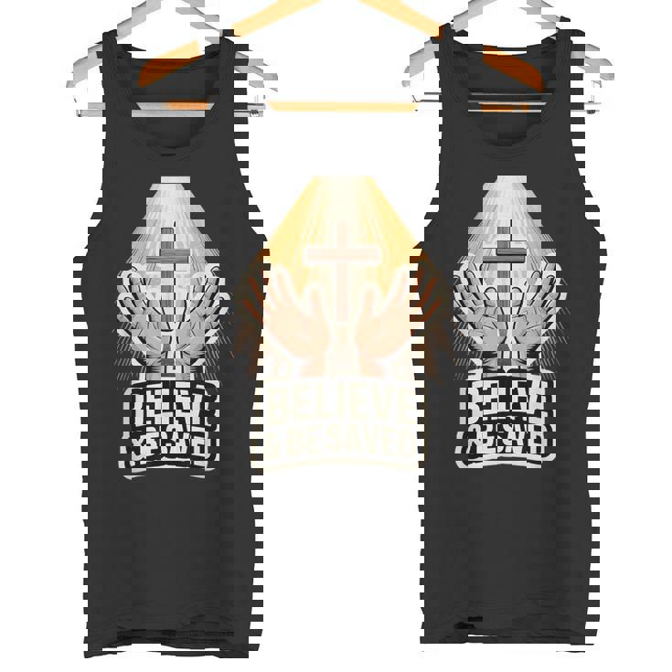 信じて救われる タンクトップ