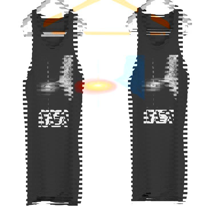 公式ライセンス。 Nasaシグナスブラックホールスペースギフト タンクトップ