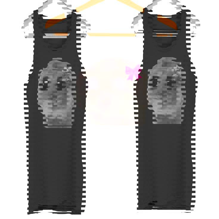 公式悲しいハムスターミーム タンクトップ