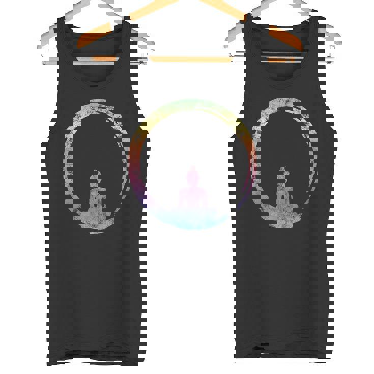 円宗 禅 円 仏 瞑想 日本 書道 ヨガ タンクトップ