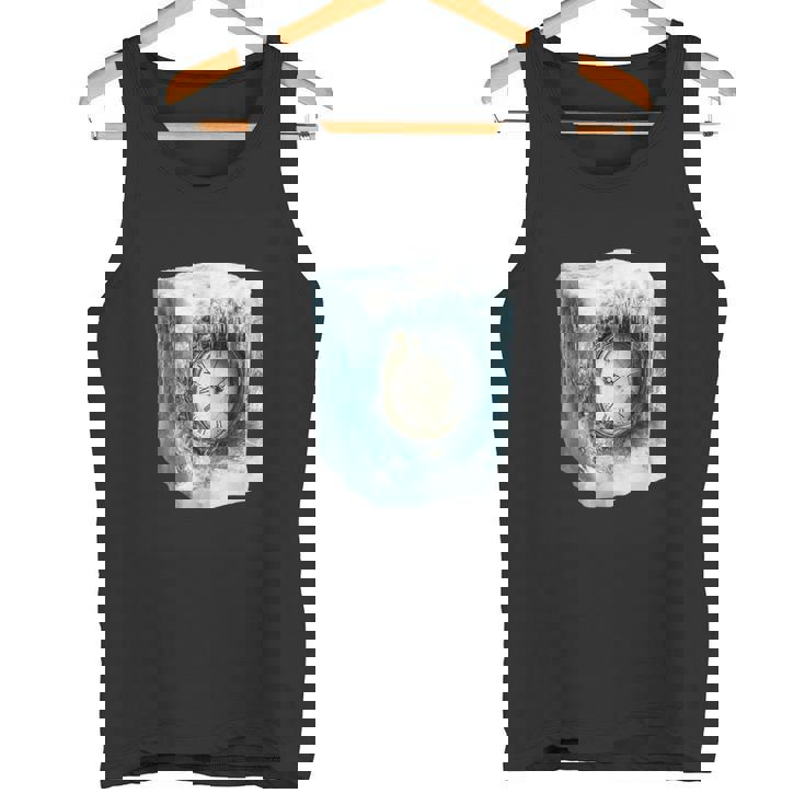 冷凍アンティーク時計のシュールなデザイン タンクトップ