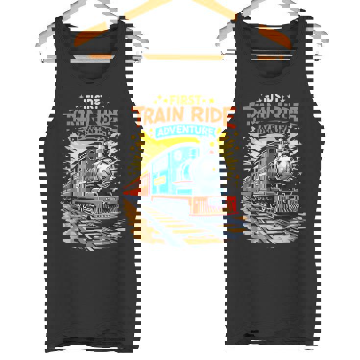 初電車 乗る 鉄道 アドベンチャー 風景 旅行 メモリーギア タンクトップ