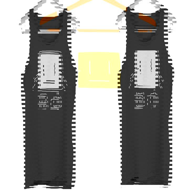 前背両面おもしろプリント「田中」 タンクトップ