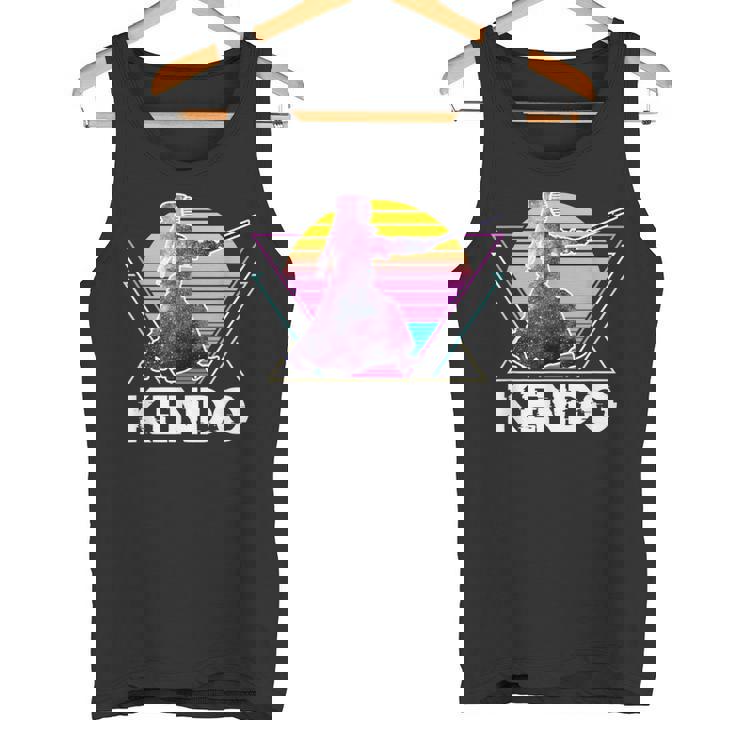 剣道 日本武道 レトロ ヴィンテージ ヴェイパーウェーブ 90年代 タンクトップ