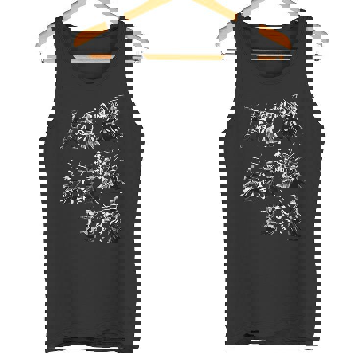 剣道 面白いtシャツ 一本 イラスト 剣道部 剣士 剣術 おもしろ 面白い 服 オリジナル おもしろグッズ ネタ 道場 タンクトップ