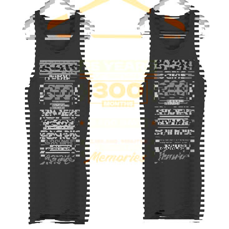 勤続25年 25周年 退職記念 タンクトップ