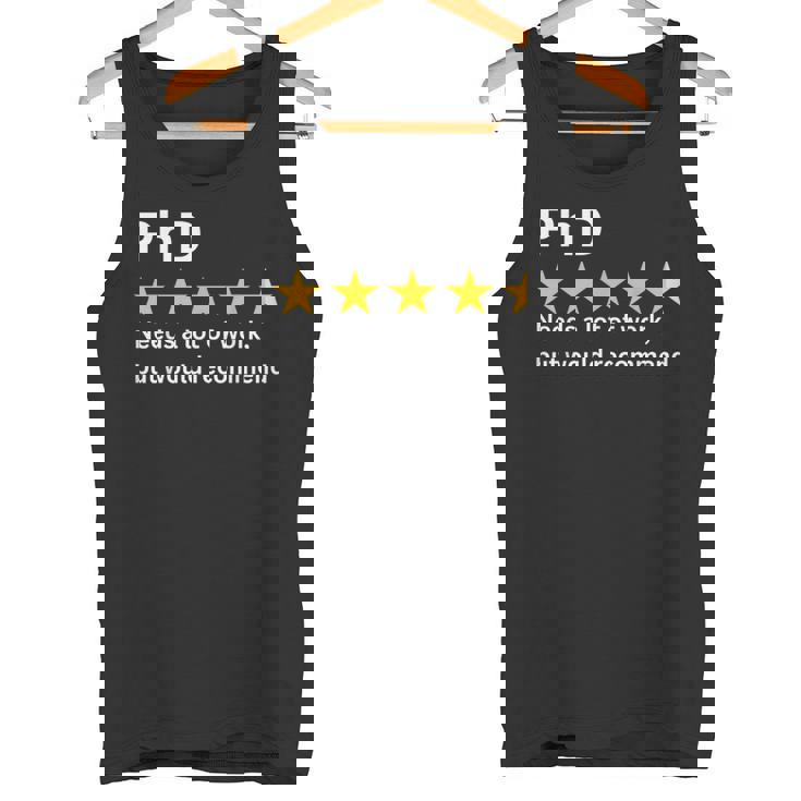 博士号、多くの努力が必要ですが、推奨される、面白い博士号。 タンクトップ