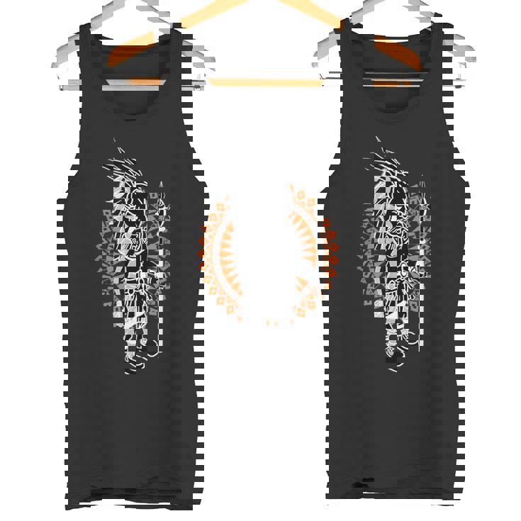 古代 エスニック アステカ インド人 人々 考古学 国家 タンクトップ