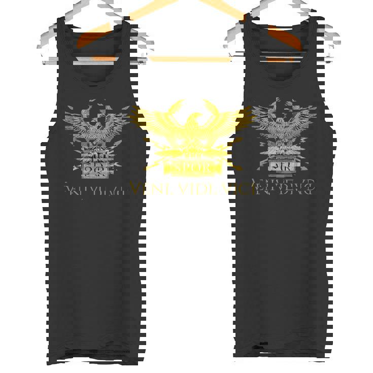 古代ローマ軍団 イーグル ジュリアス・シーザー ヴェニ・ヴィディ・ヴィチ タンクトップ
