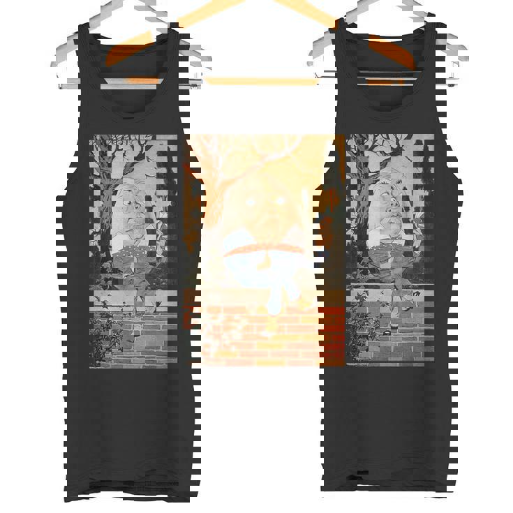 古典的なおとぎ話の保育園は壁にハンプティダンプティ土をライムズ タンクトップ