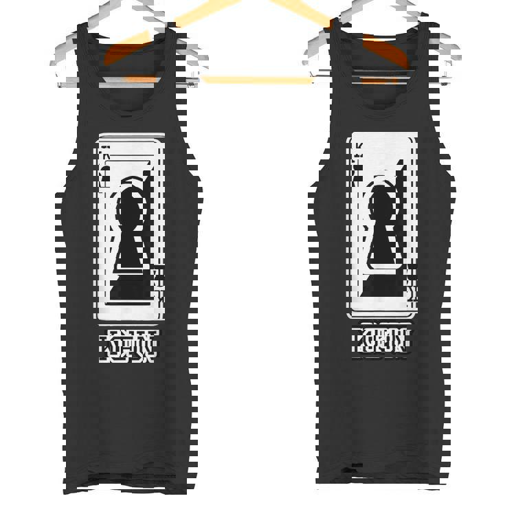 古墳《トランプのキング》パロディ【変なデザイン屋さん】歴史 かわいい イラスト 面白い おしゃれ タンクトップ