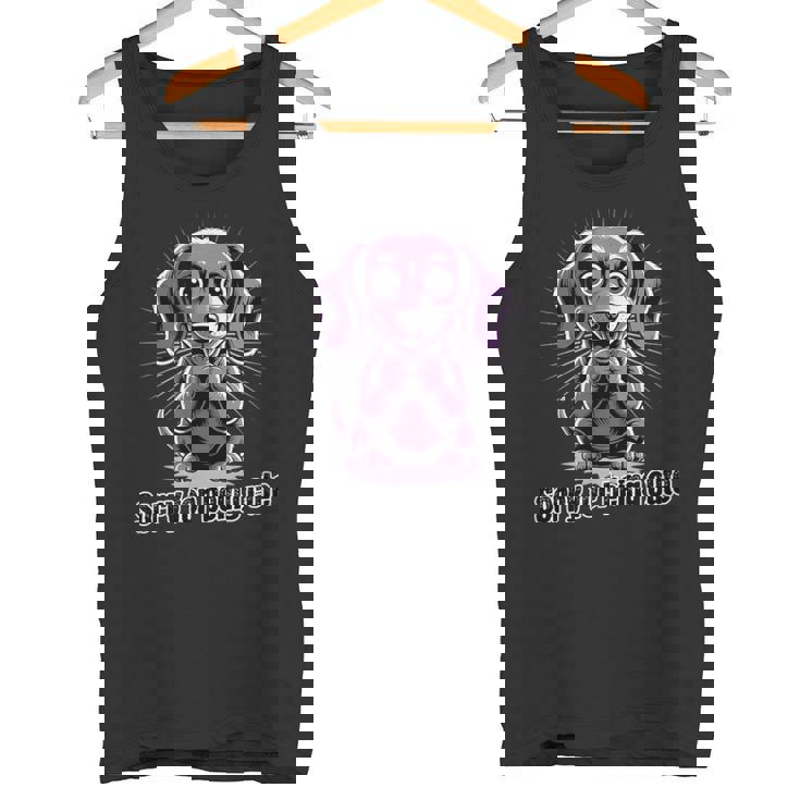 可愛くてごめん。ダックスフンドデザイン タンクトップ