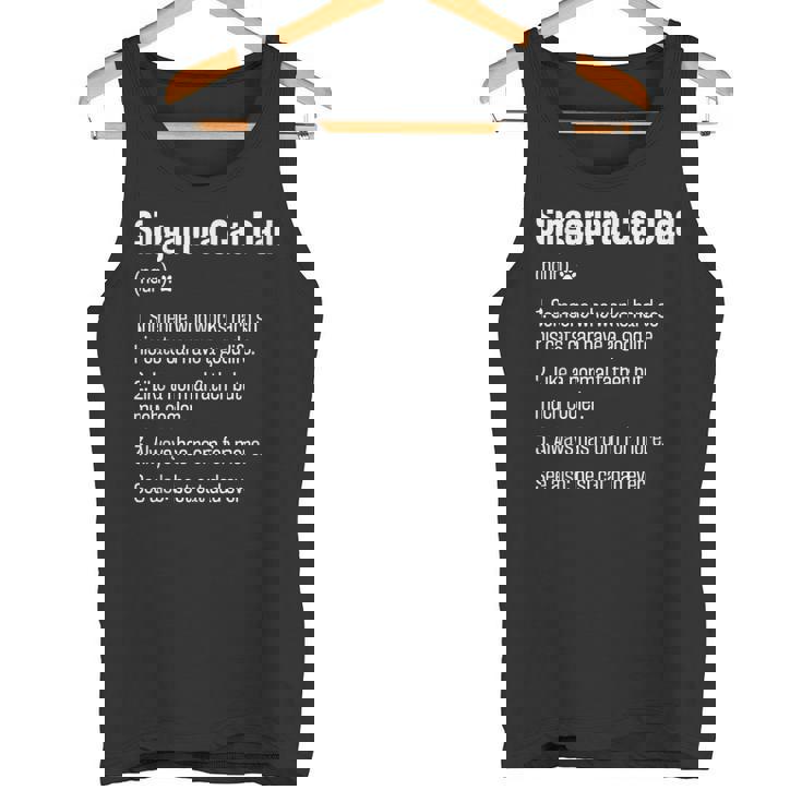 史上最高のシンガプーラ猫お父さん定義面白い猫好き タンクトップ