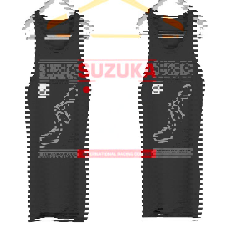 名サーキット概要 鈴鹿トラックレースファンカーレース タンクトップ