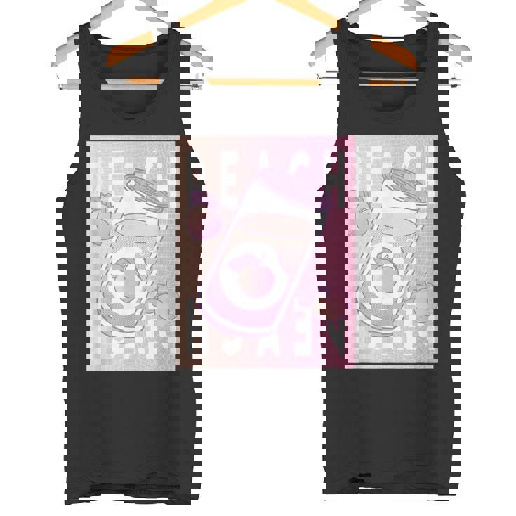 和桃アルコールソフトドリンク 桃 タンクトップ