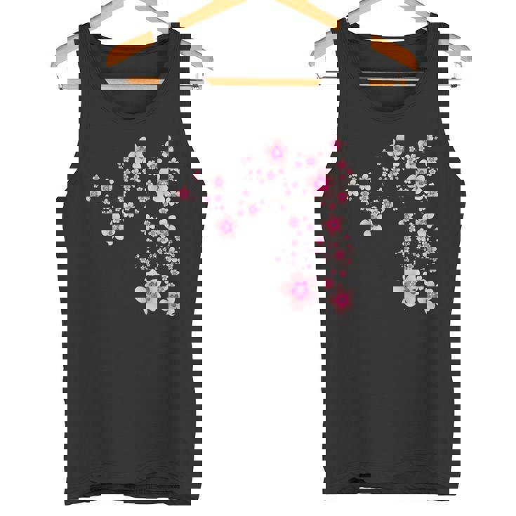 咲く桜 日本 桜 花 喜び タンクトップ