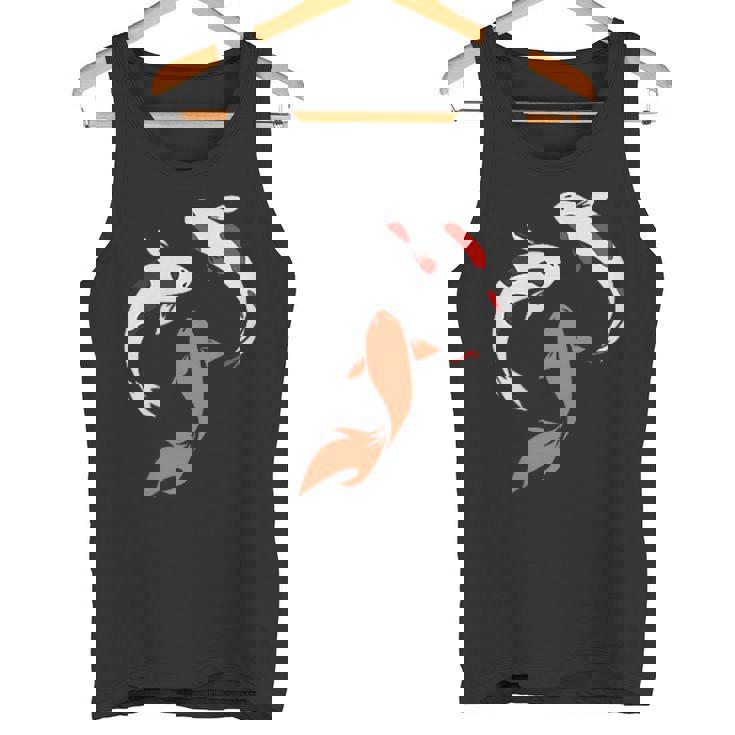 国産鯉 庭 池 魚 タンクトップ