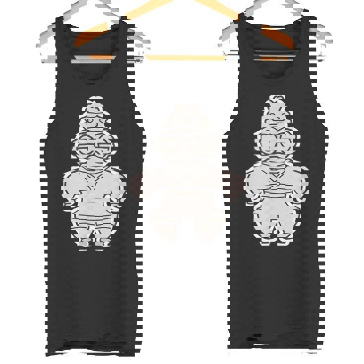 土偶 どぐう【ゆるフレンズ】遮光器土偶 歴史土器 イラスト タンクトップ