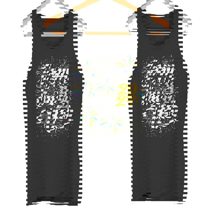 大晦日パーティー用品 2024 ハッピーニューイヤー花火 タンクトップ