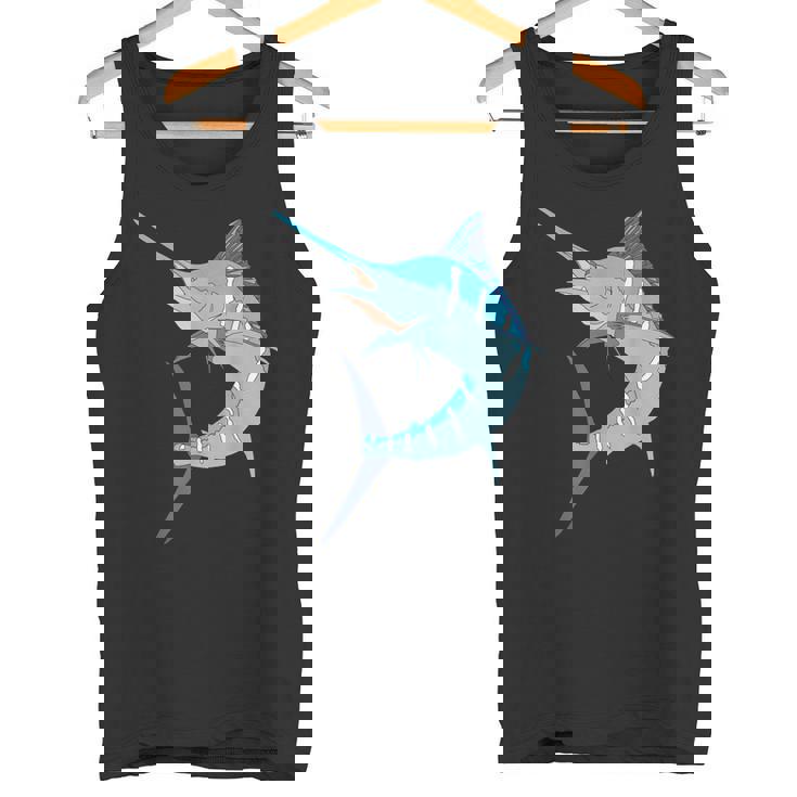 太刀魚 スポーツ フィッシング カジキ カジキ ビルフィッシュ ホビー タンクトップ