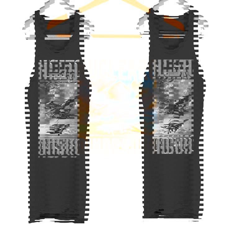 奇妙なミーム 面白い イタリアン ブレインロット ヌクレアロ 恐竜 キッズ タンクトップ