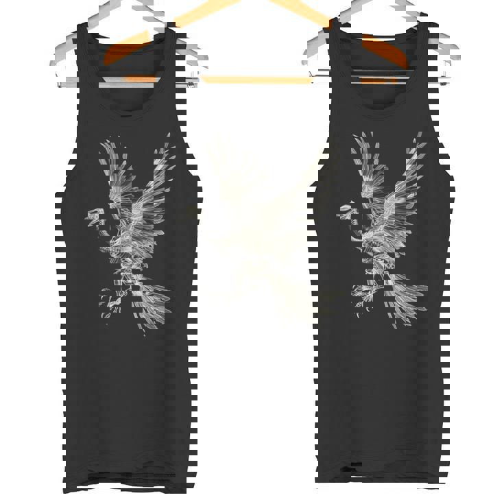 始祖鳥 恐竜 グラフィックアートワーク 始祖鳥 タンクトップ