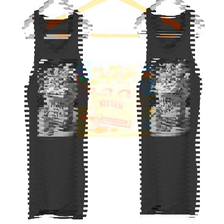 子猫 ナゲッツ 面白い 猫好き しゃれ タンクトップ